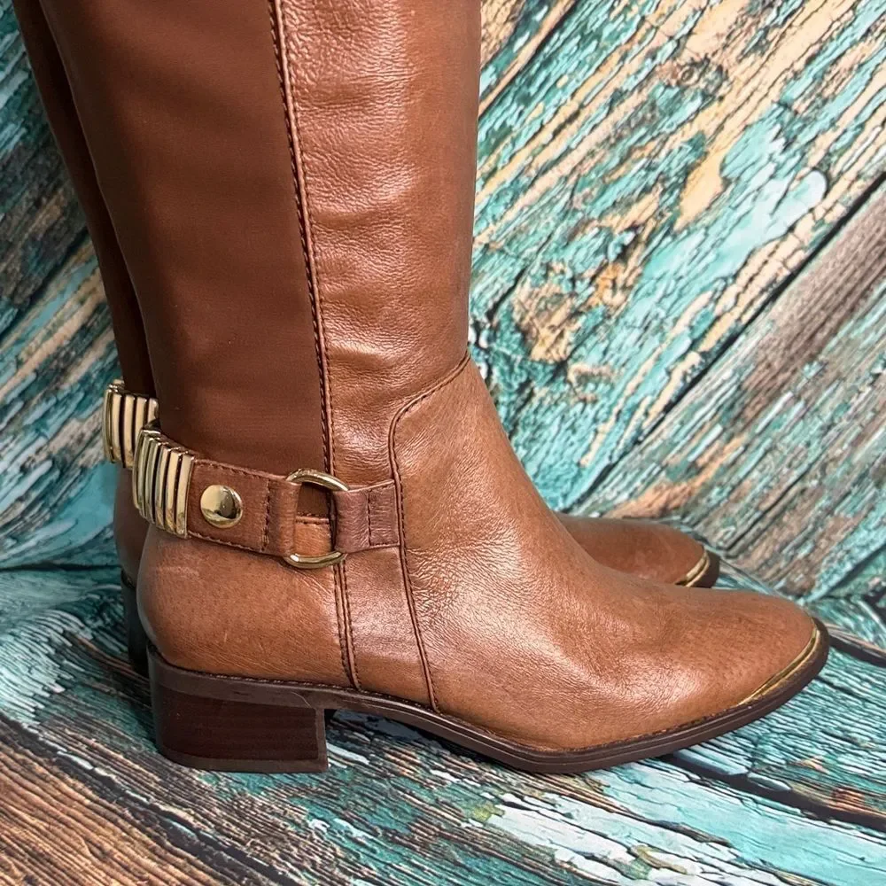 Steve Madden Tan Over the Knee Boots